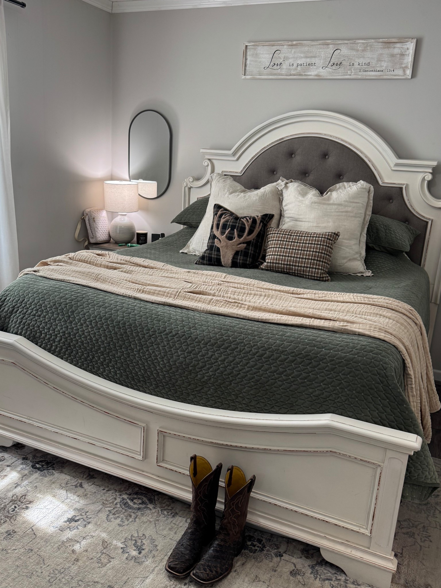 Winter bedroom refresh