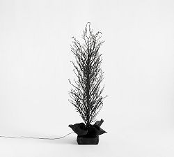 Twinkling Halloween Tree with Ornaments | Pottery Barn (US)