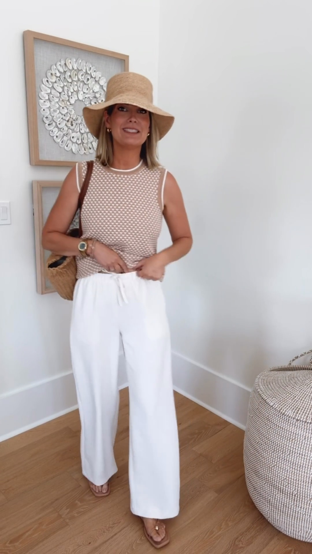 I am 5’11” wearing small tall wide leg pants and small top.  These pants do not wrinkle!!! So they’re perfect for travel  

#LTKTall #LTKootd #LTKTravel