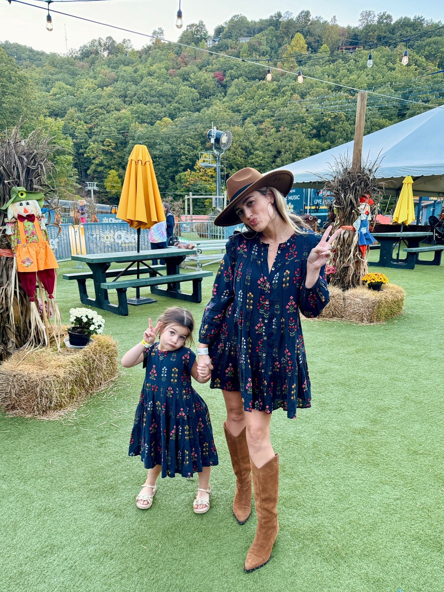 Absolutely loved matching my mini-me the other day. #mommydaughtermatch #fallfamilyphotos #fallstyle 

#LTKSeasonal #LTKKids #LTKFamily