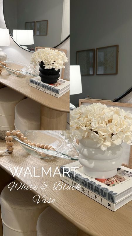 Walmart home. Vase is only $7.88. Beautiful quality. Available in black and white! 

#LTKstyletip #LTKunder50 #LTKhome