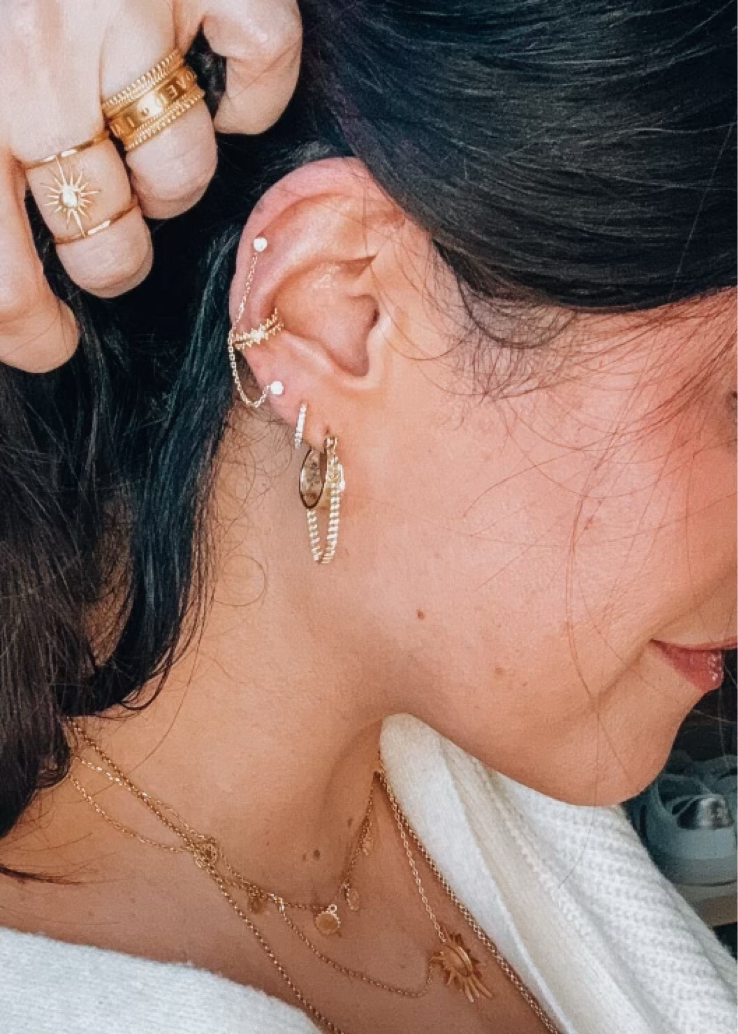 Satya jewelry finds I love code: taryntruly Ear stack, ear candy, earring faves

#LTKSeasonal #LTKStyleTip #LTKGiftGuide