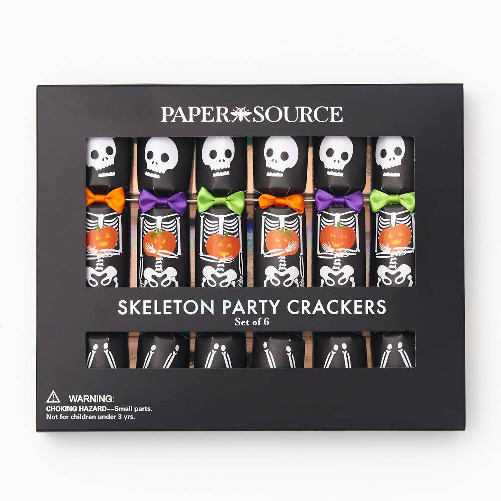 Skeleton Halloween Party Crackers | Paper Source | Paper Source