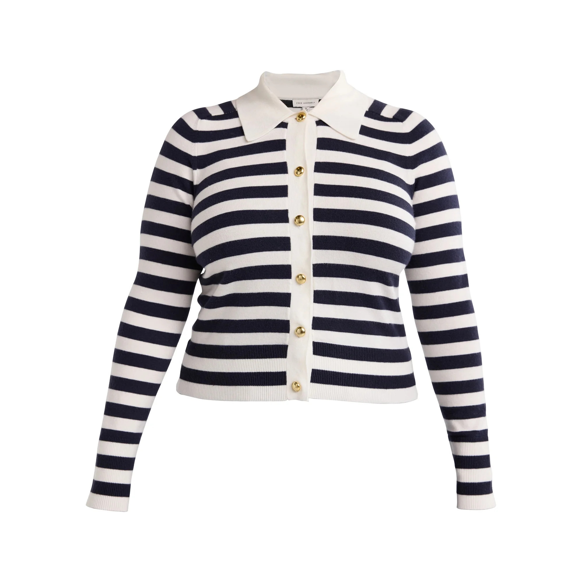 Free Assembly Women’s and Women's Plus Cozy Yarn Collared Cardigan Sweater with Long Sleeves, L... | Walmart (US)