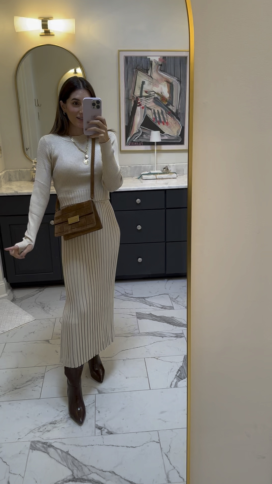 Love this two piece sweater set! Wearing a small and the color is apricot  

#LTKfindsunder100 #LTKVideo #LTKfindsunder50