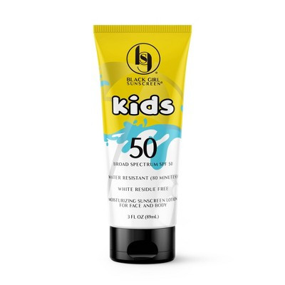 Black Girl Sunscreen Kids' Broad Spectrum - SPF 50 - 3 fl oz | Target