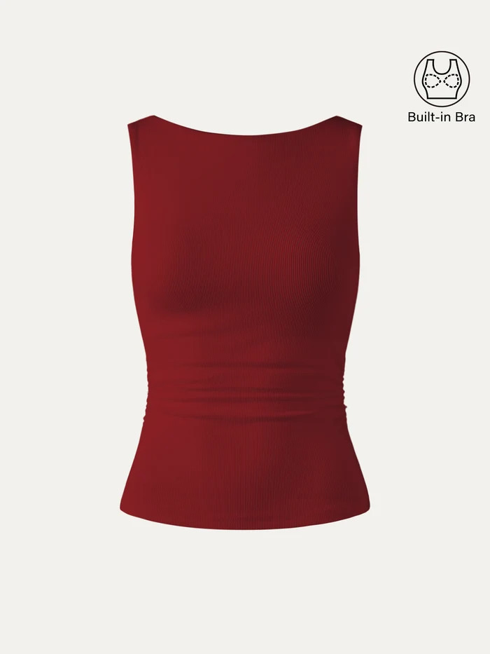 Elastic Open Back Bra Tank | OGLmove