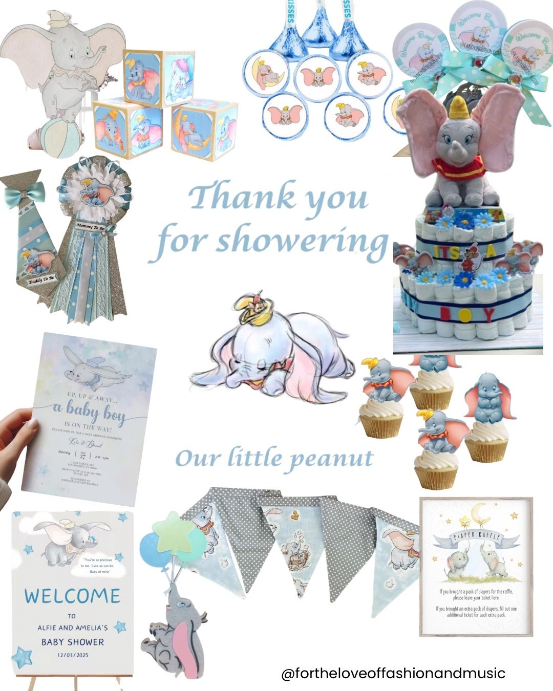 Dumbo baby shower theme little peanut party baby shower theme baby shower decorations diaper cake idea 

#LTKBump #LTKParties #LTKBaby