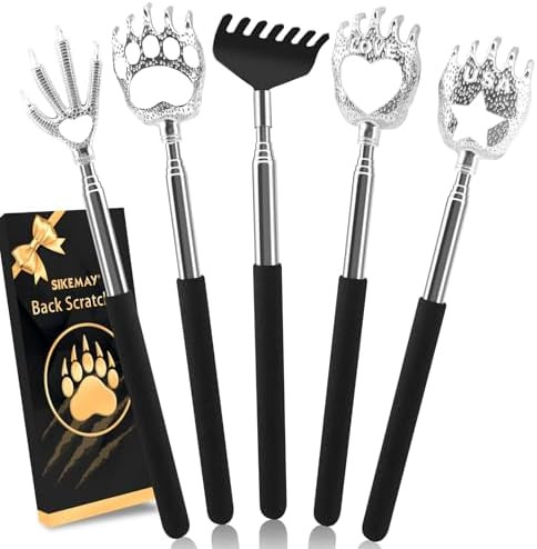 SIKEMAY 5 Pack Back Scratcher, Stocking Stuffers for Men Women Adults Teens Boys Kids, Adults Pri... | Amazon (US)