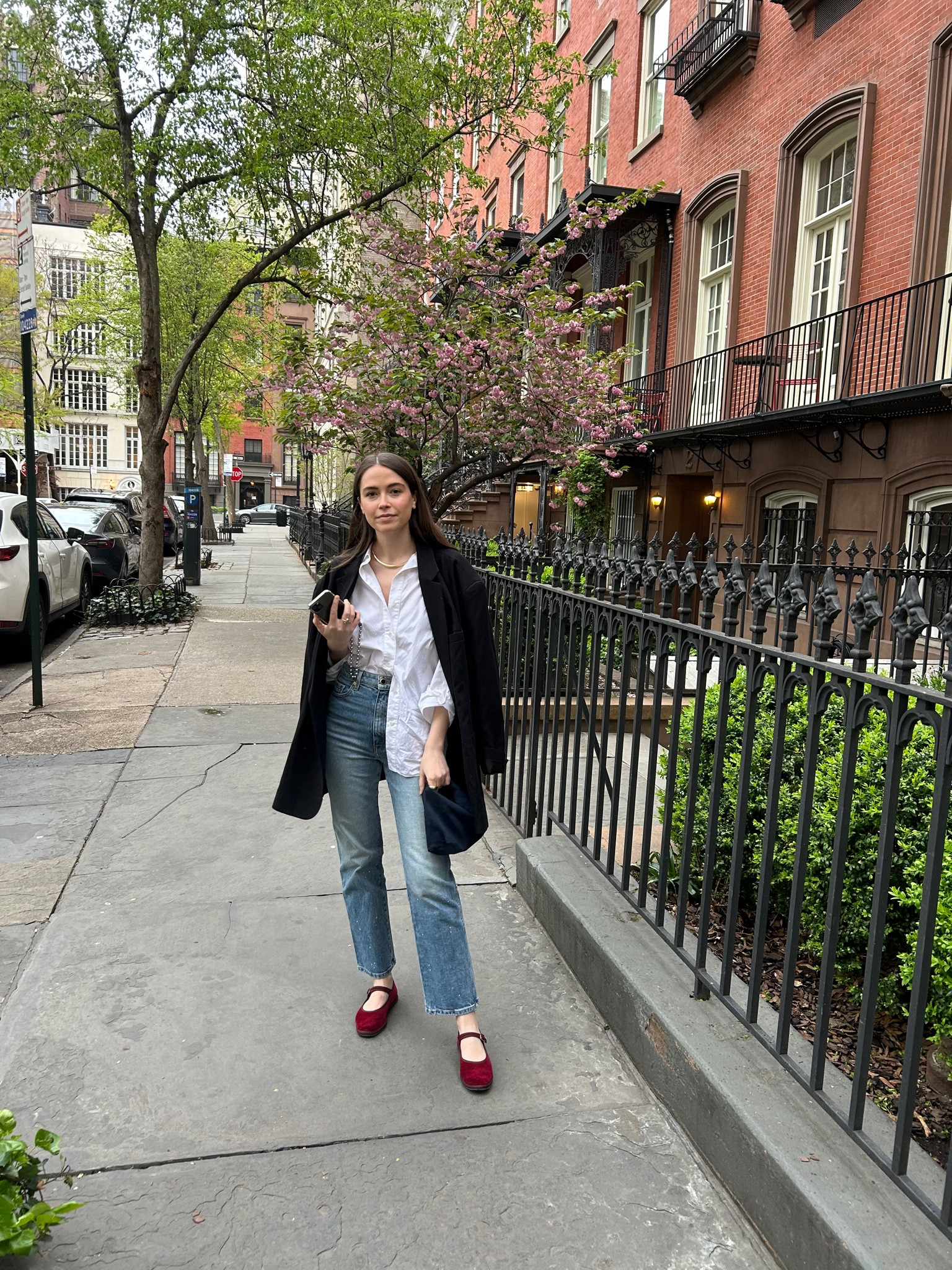 Transitional look for a night out - can never go wrong with jeans and a white button down

#LTKshoecrush #LTKstyletip #LTKworkwear