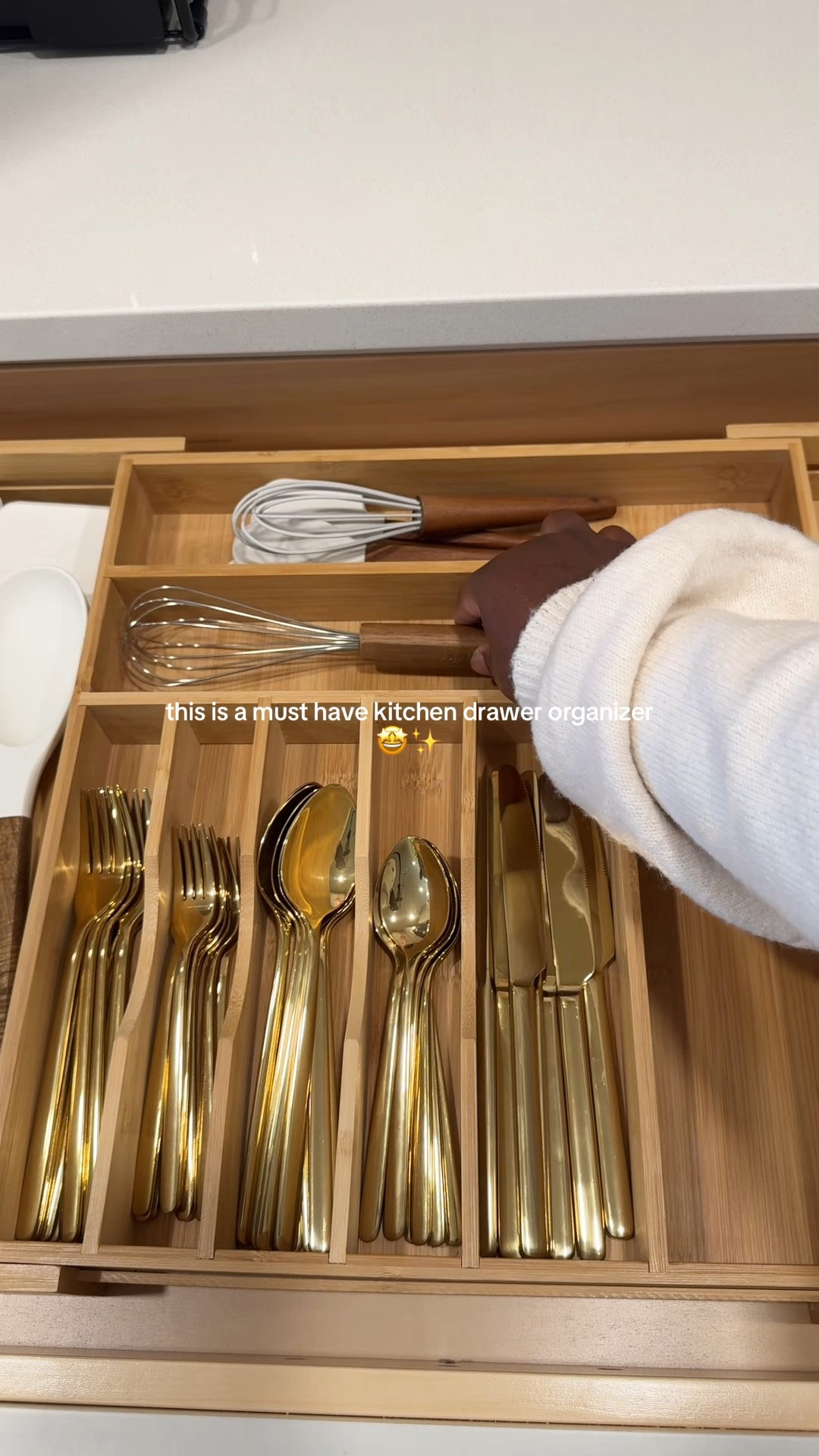 heavy duty silverware organizer and makes everything look so good and organized 🤩

#LTKHome