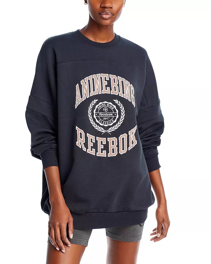 x Anine Bing Oversized Varisty Sweatshirt | Bloomingdale's (US)