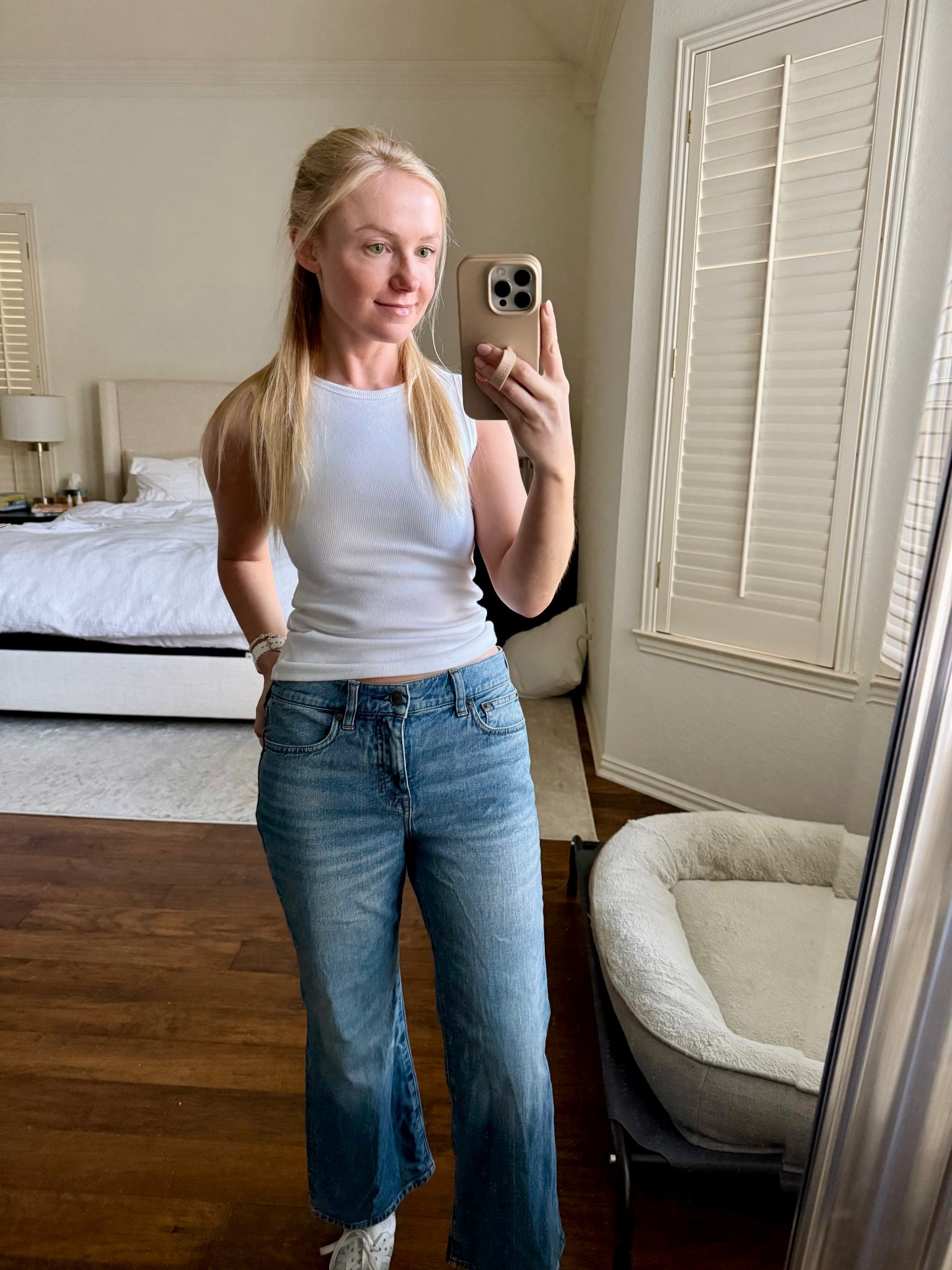 Bra free tanks for the win 🙌🏻 I sized up to a small for a comfortable fit! 

#LTKSeasonal #LTKSpringSale #LTKootd