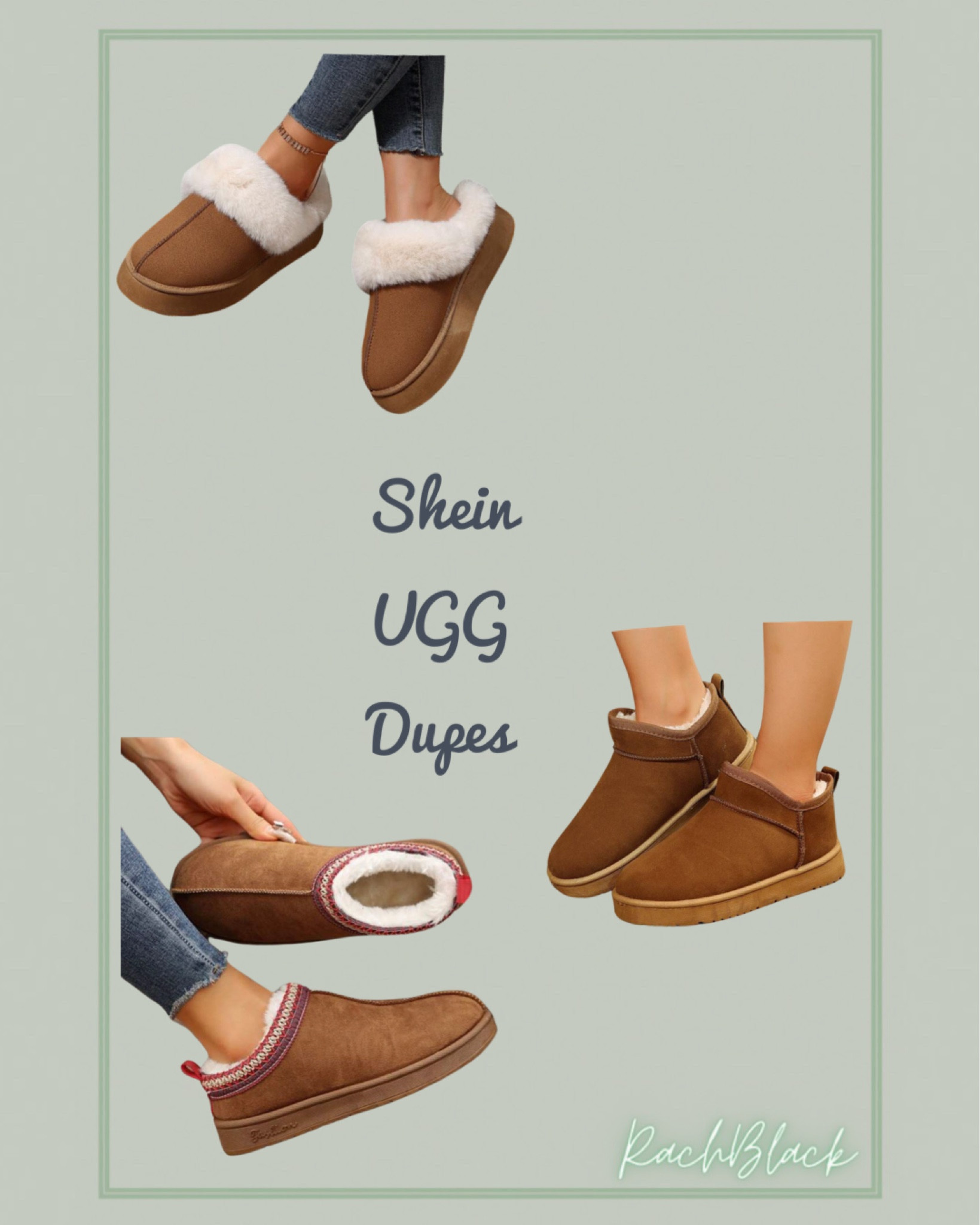 Shein UGG look a likes 
DUPES