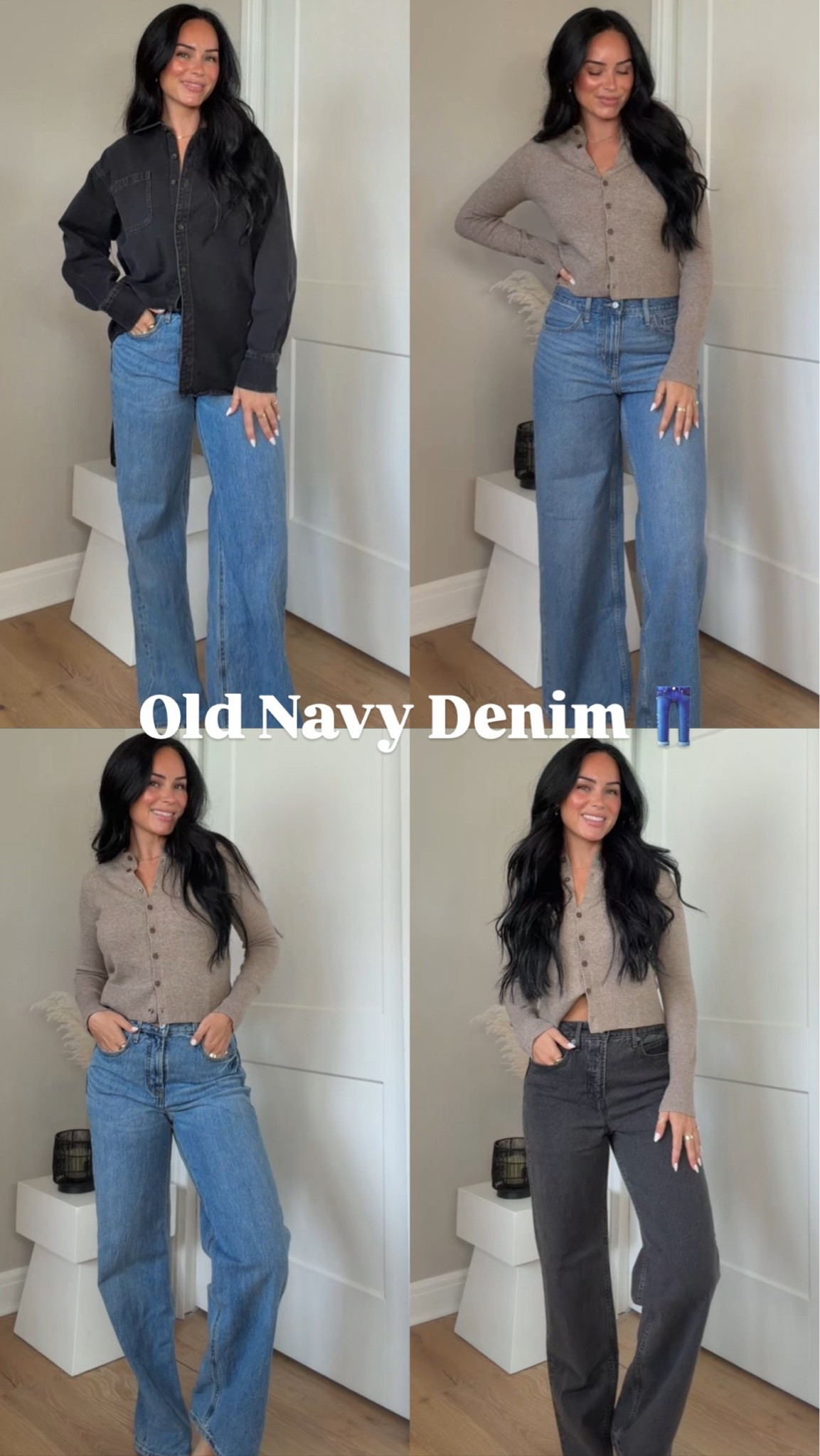 The denim you’ll reach for over & over 👖🖤 These Old Navy jeans are comfortable, affordable, and have that clean polished look I love. Perfect for everyday wear, work outfits, or dressing up for date night! ✨


@oldnavy #oldnavypartner