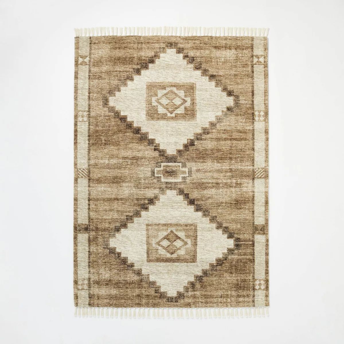 2'4"x7' Double Medallion Persian Style Rug Tan - Threshold™ designed with Studio McGee | Target