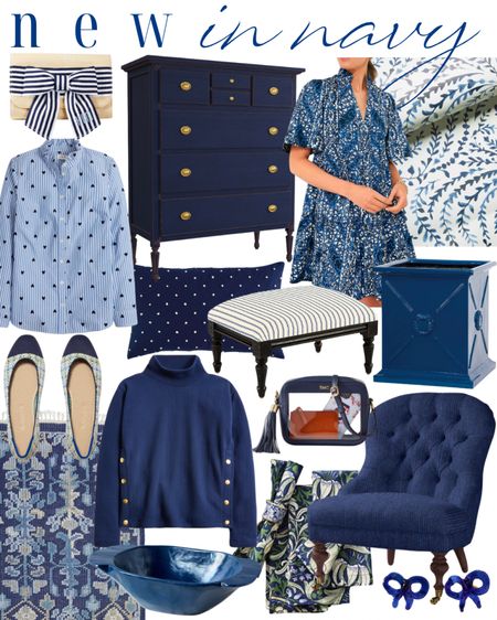 Navy stuff! 

navy blue | navy dress | tall dresser | loafers | blue rug | blue heart button-up shirt | large planter | accent chair | blue chair | navy floral napkins | navy sweater | clear bag | navy floral watercolor wallpaper | french knot | outdoor pillow | bow earrings | Anthropologie | J.Crew | J.Crew Factory | Ballard Designs | Serena and Lily | Williams-Sonoma | Pottery Barn | Tuckernuck | preppy style | classic style | living room | bedroom | home decor | home refresh | bedding | nursery | Amazon finds | Amazon home | Amazon favorites | classic home | traditional home | blue and white | furniture | spring decor | coffee table | southern home | coastal home | grandmillennial home | scalloped | woven | rattan | classic style | preppy style

#LTKsalealert #LTKhome #LTKstyletip