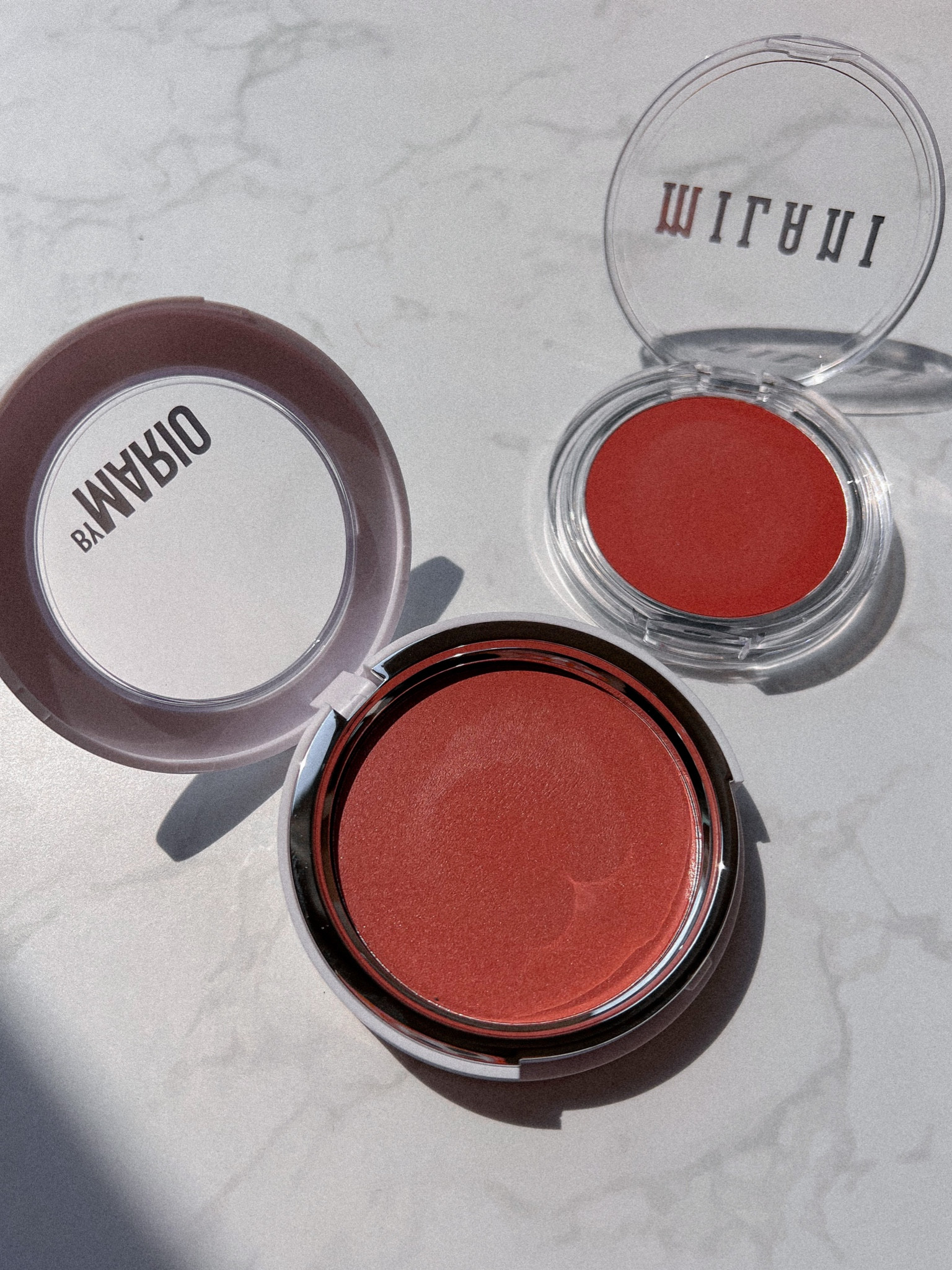 Makeup by Mario amazon beauty look for less:

- Milani cream blush shade “Nude Kiss”
- Makeup by Mario soft veil plumping blush shade “Rose Crush”

#sephorahaul #fallmakeup #drugstoremakeup #drugstorebeauty #amazonfind #amazonbeauty 

#LTKbeauty #LTKSeasonal
