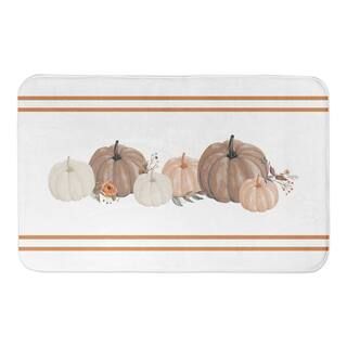 Fall Stripes & Pumpkins Bath Mat | Michaels Stores