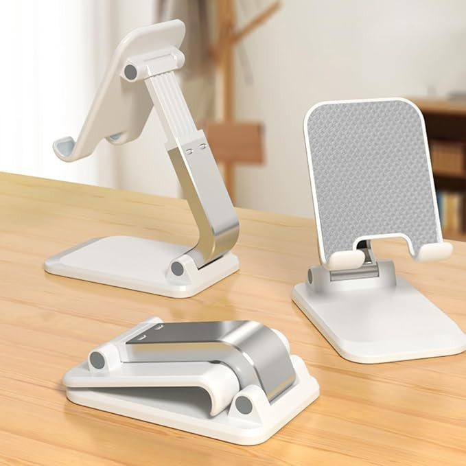Rotatable Cell Phone Stand for Desk, Height Angle Adjustable Phone Holder Portable Phone Stand Co... | Amazon (US)