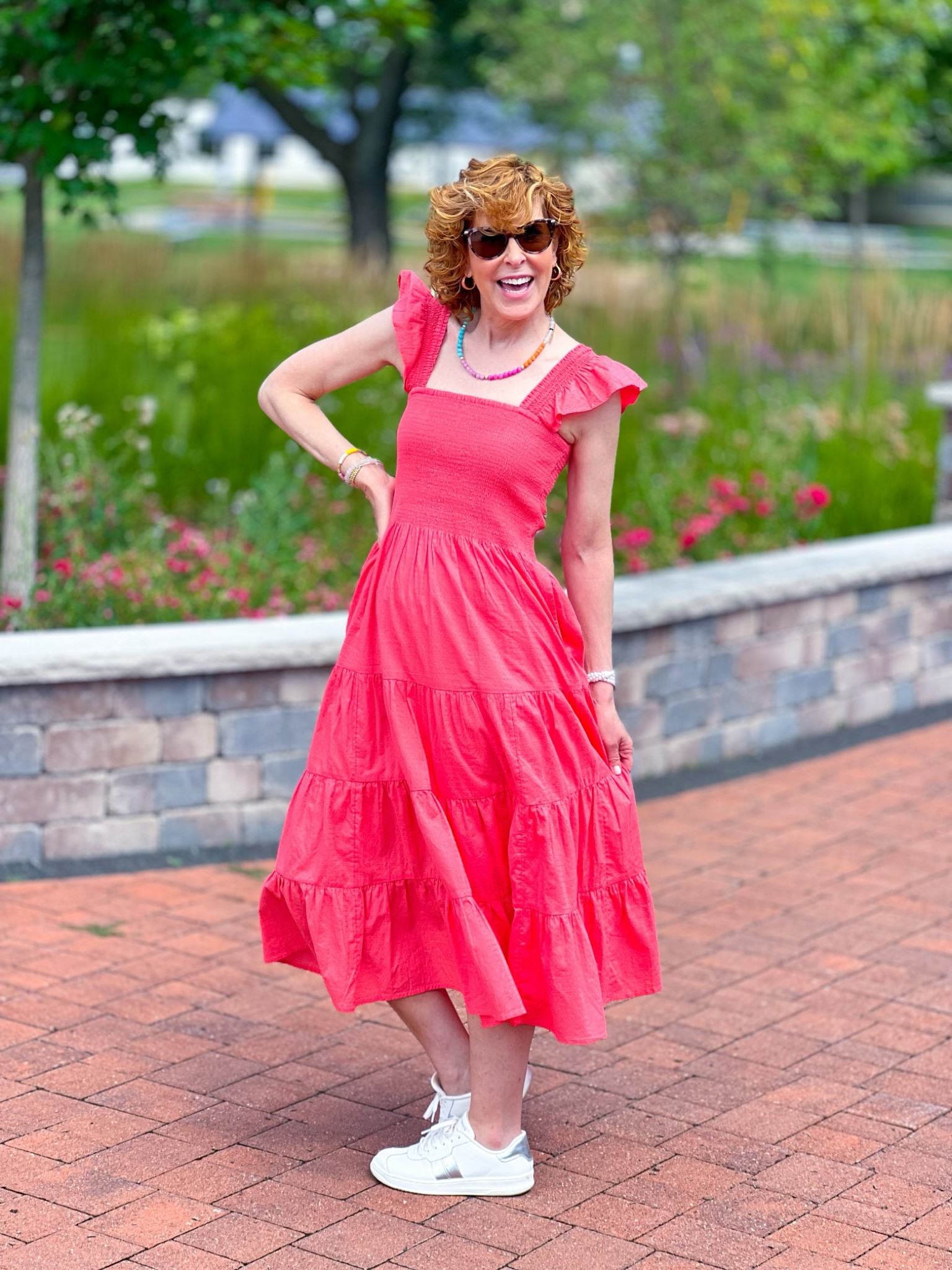 This gauze dress is fully lined and comes in 6 colors (as well as in petite and plus sizes)! 

It’s 60% off right now! I paired it with simply white sneakers and a colorful beaded necklace from Allie + Bess!

Tap below to shop this under $40 beauty and my other Lands’ End sale picks!



#LTKSummerSales #LTKSeasonal #LTKStyleTip
