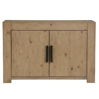 Aubrey Brown Wood 54 in. Sideboard Server | The Home Depot