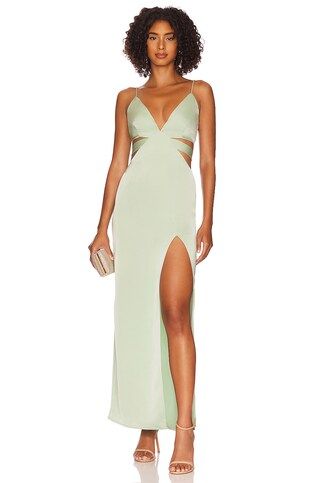superdown Stacie Maxi Dress in Sage from Revolve.com | Revolve Clothing (Global)