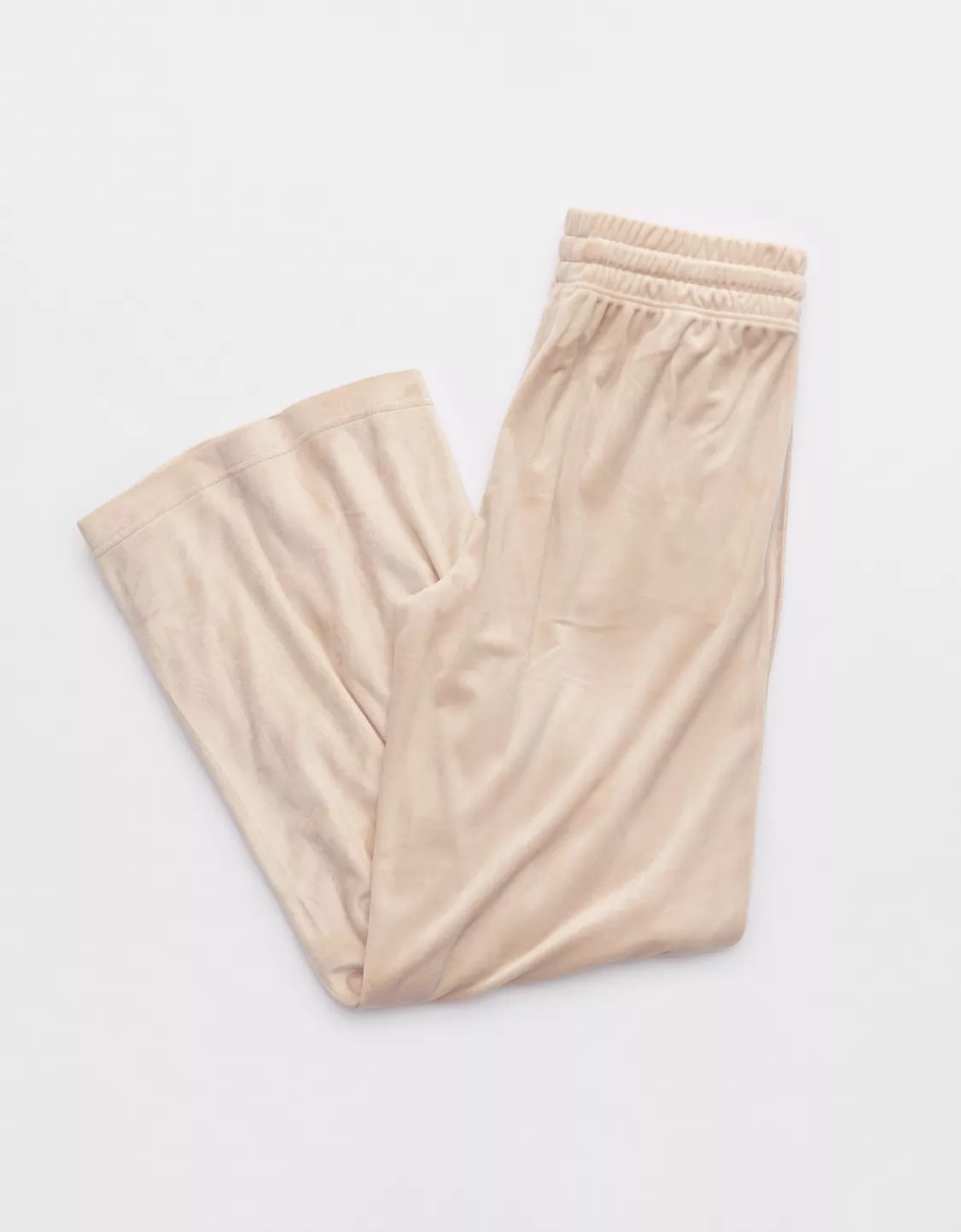 OFFLINE By Aerie Bright Lights Velour Wide Leg Pant | Aerie