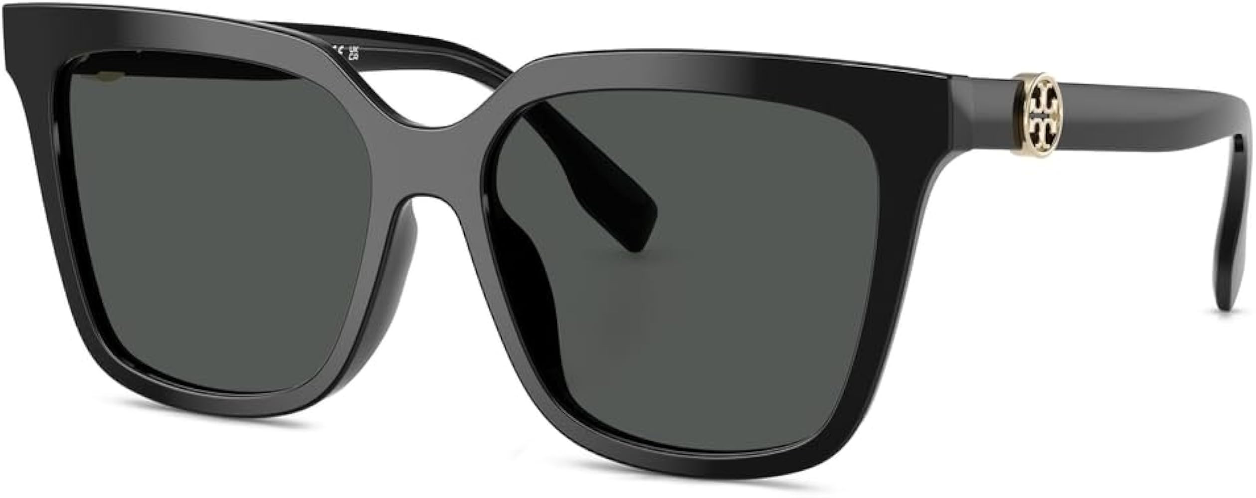 Amazon.com: Tory Burch Sunglasses TY 7212 D 170987 Black/Dark Grey Polyamide Standard : Clothing,... | Amazon (US)
