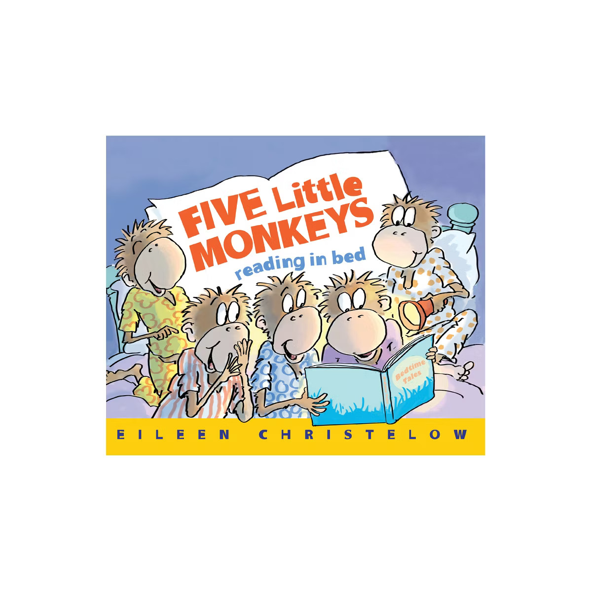 Five Little Monkeys Reading in Bed - (Five Little Monkeys Story) by  Eileen Christelow (Paperback... | Target