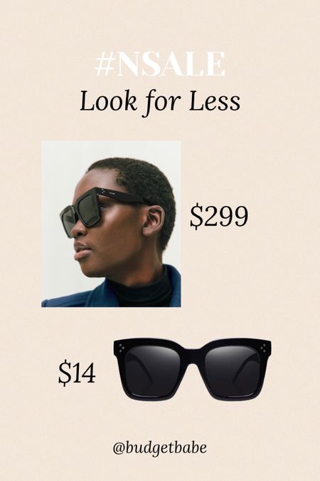 Nordstrom anniversary sale sunglasses look for less lookalike, Celine, Amazon 

#LTKunder50 #LTKxNSale #LTKunder100