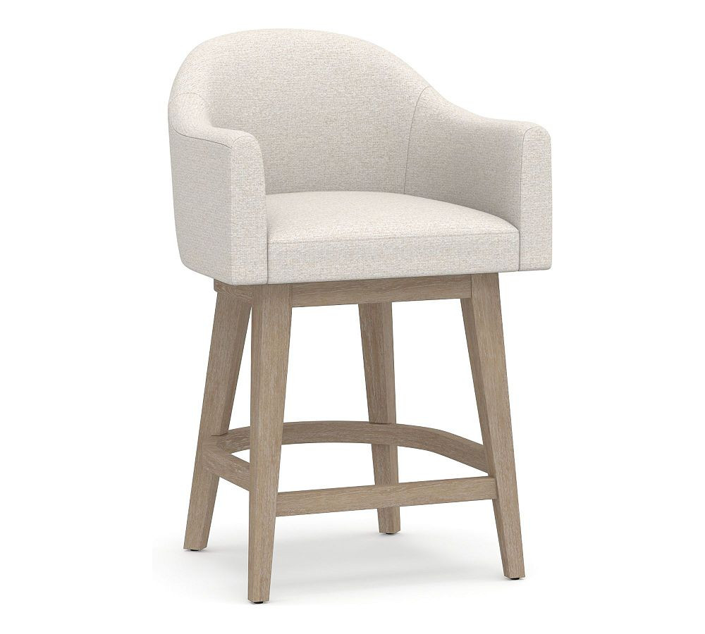 Gideon Upholstered Stool | Pottery Barn (US)