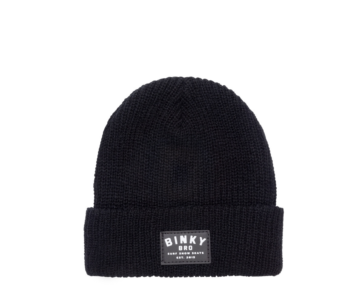 BinkyBro Boys Sereno Black Beanie - Black | Macy's