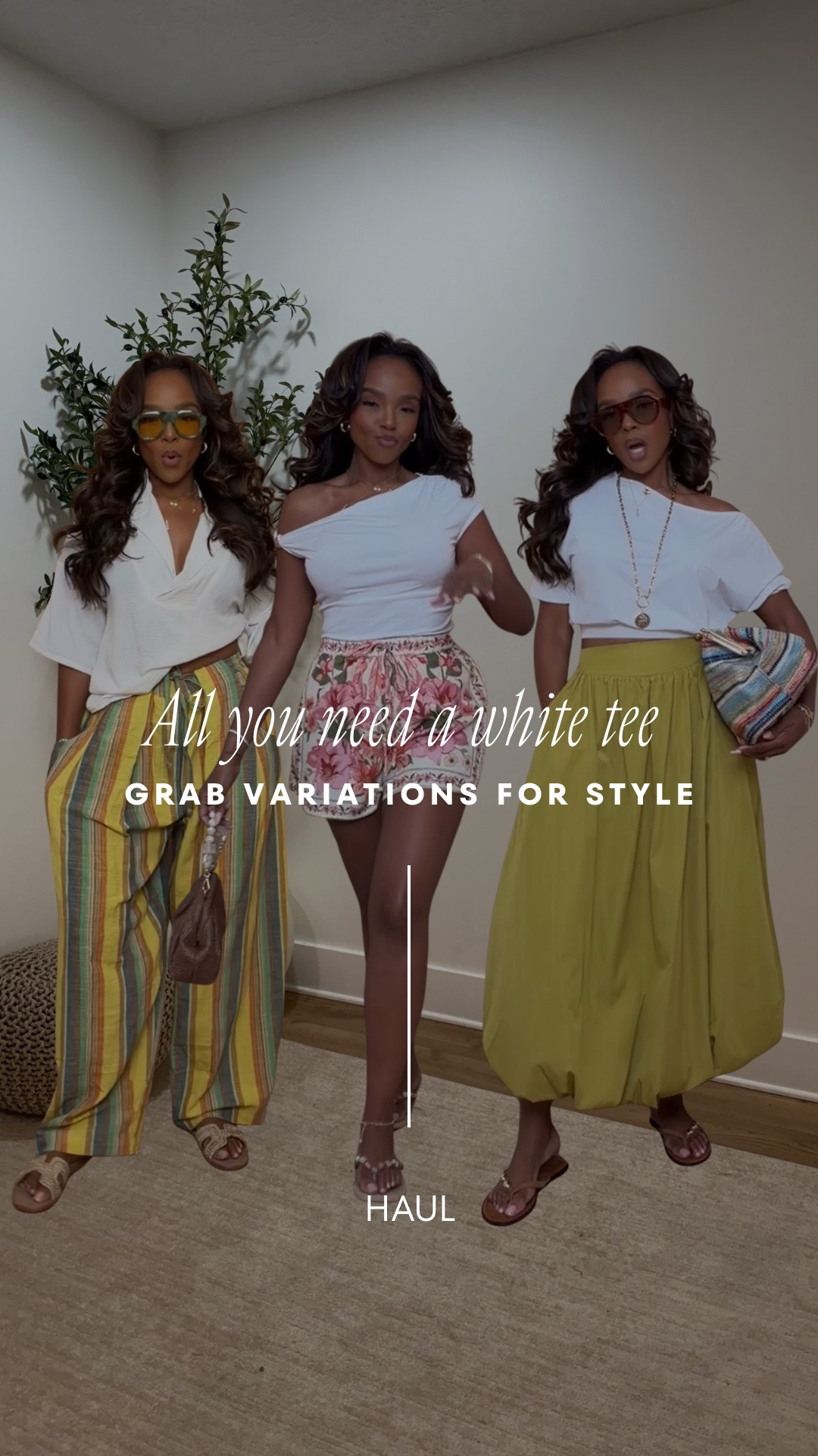 If you’re building a wardrobe, start with white tees.

Instead of buying a different top for every outfit, I keep a few white tee variations on rotation. A relaxed draped tee, an off-the-shoulder style, and a classic fitted tee instantly create completely different looks with bottoms I already own.

That’s how you get more outfits without constantly shopping.

Everything in this look is linked below—including the tees, bottoms, shoes, and accessories. Which outfit is your favorite: 1, 2, or 3? 🤍 

Smalls in all
Except the pants - I’m in a medium

#LTKPetite #LTKootd