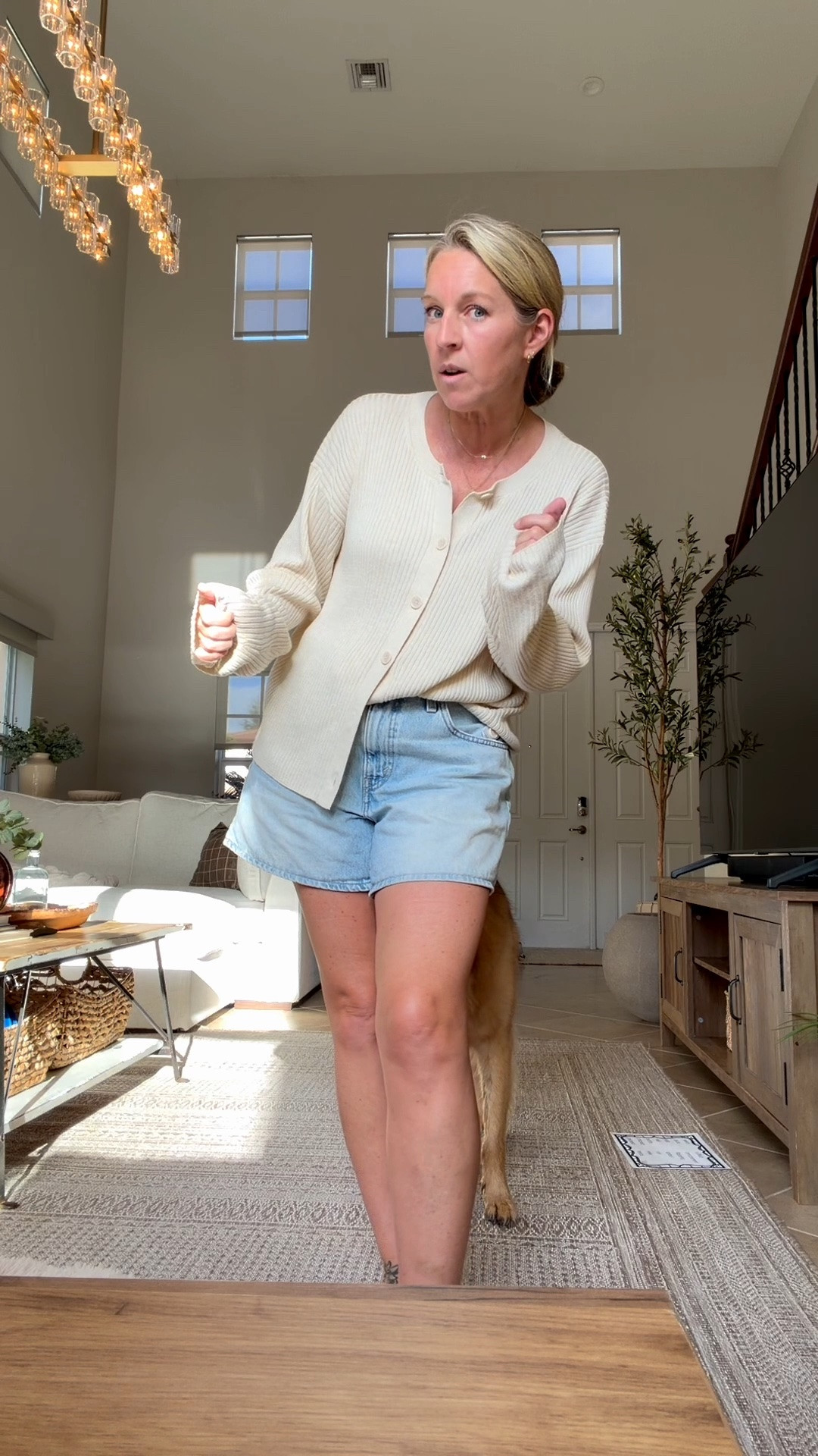 Medium top and 30 shorts. 
Softest everrrr. For both!!!

#LTKootd #LTKmomlife #LTKstorytime