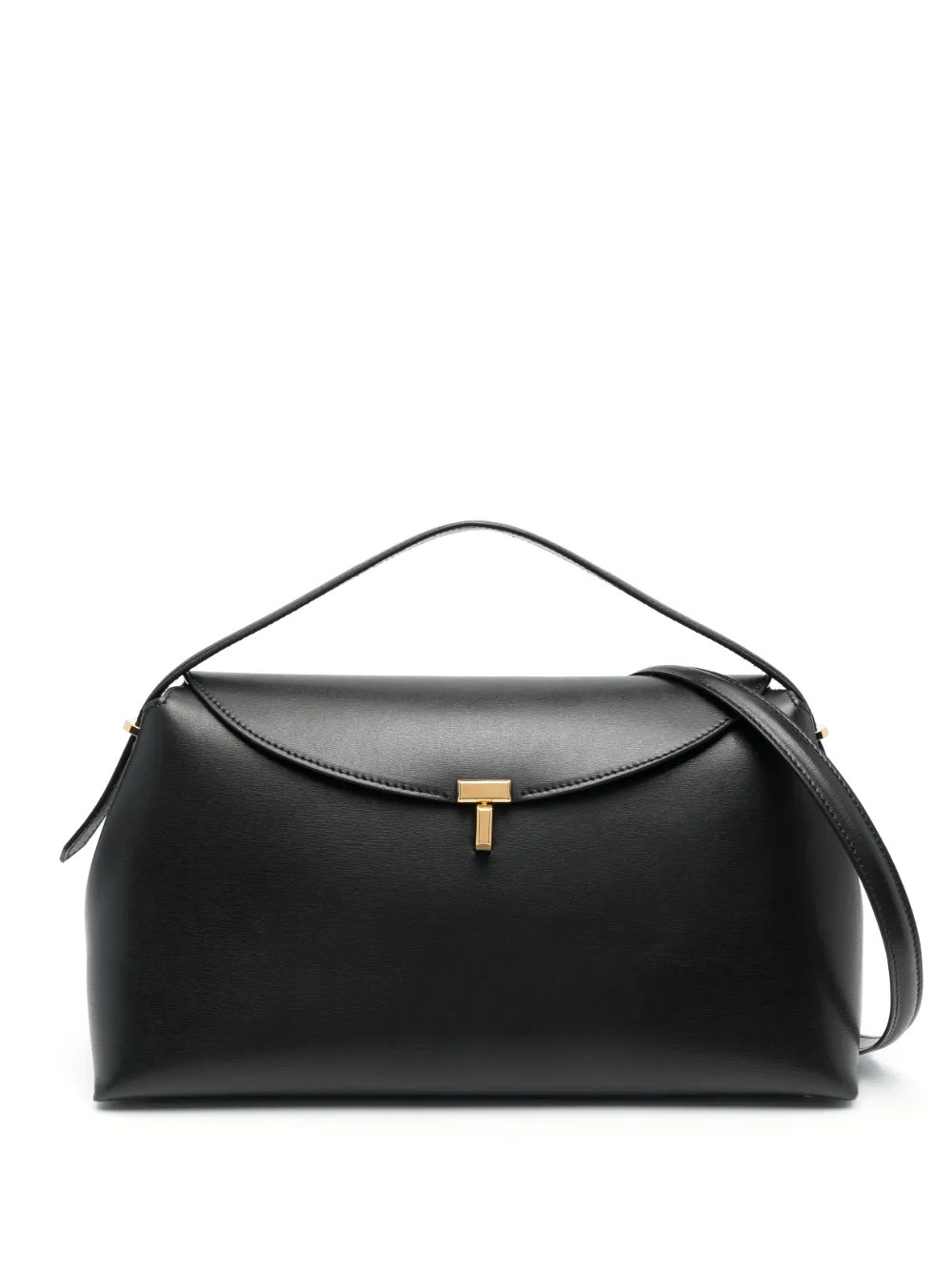 T-Lock leather top handle bag | Farfetch Global