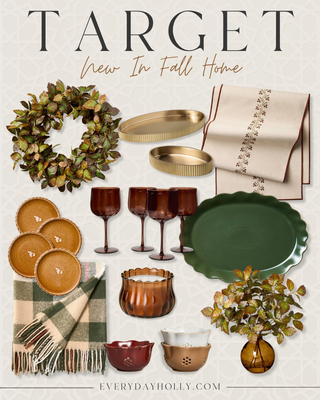 These Target fall home finds are perfect for bringing a little bit of the season inside while it still feels like summer outside. I love adding small touches that make a space feel warmer and cozier without completely changing your decor. These pieces add those fall details that make your home feel ready for the season.

target fall home decor, Target home finds, fall home ideas, cozy fall decor, affordable home decor, seasonal home updates, fall decorating ideas, Target fall finds, neutral fall decor, autumn home inspiration, cozy home ideas, everydayholly 

 #LTKSeasonal #LTKOver40 #LTKHome