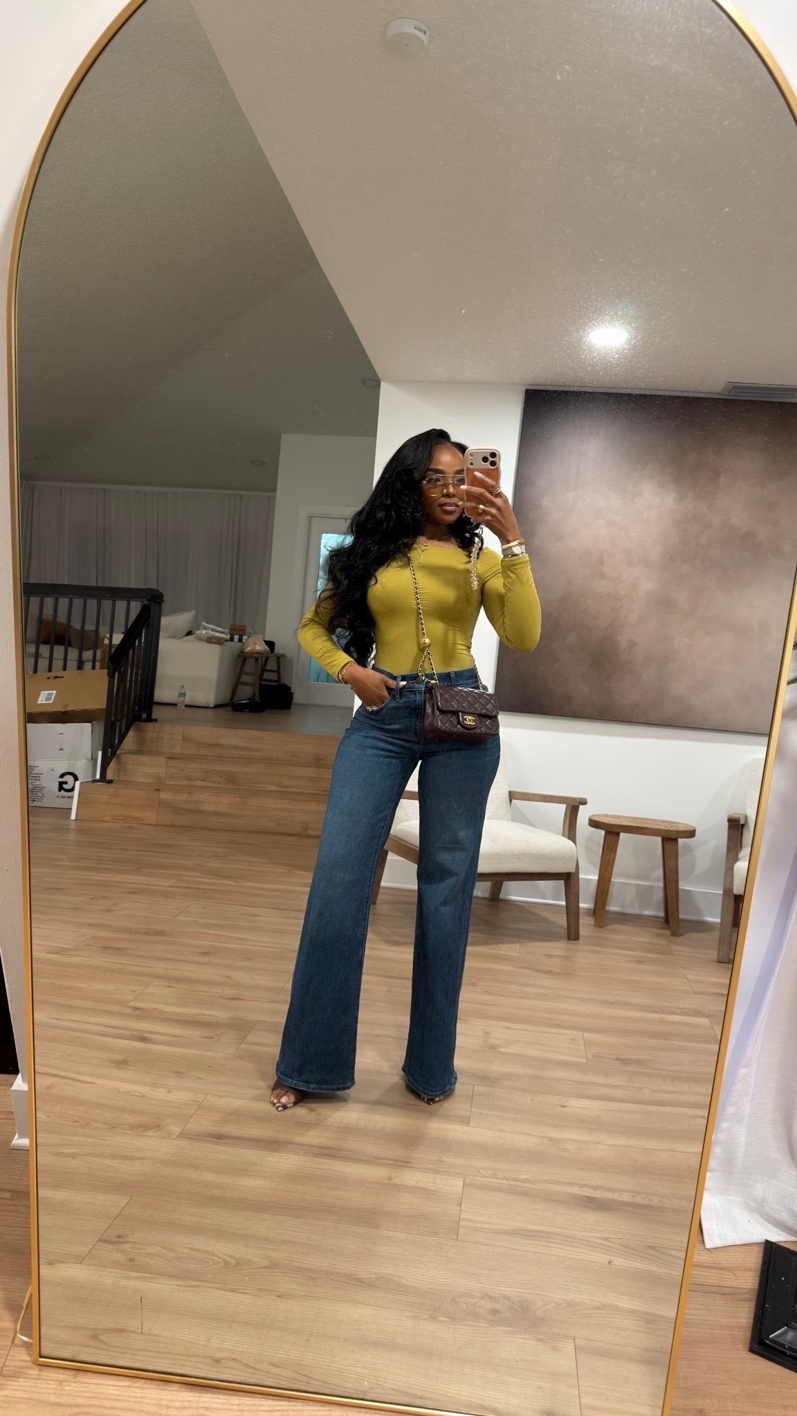 Scroll to shop! ✨ Everything from this look is linked below. 👇🏽

THE PERFECT FALL COLOR 💚🍂 This olive green fitted top + dark wash wide leg jeans is such an easy elevated combo. Simple pieces, but the color palette and accessories make the whole outfit look so luxe.

olive green top, green long sleeve top, dark wash jeans, wide leg jeans, high waisted jeans, fall jeans outfit, fall outfit idea, casual chic outfit, elevated basics, everyday fall outfit, olive green outfit, dark denim outfit, petite jeans outfit, dinner outfit idea, fall capsule wardrobe

Wearing: Size Small | 5’4” | 140 lbs | 34D-27-40

Download the FREE LTK app & follow @kirasfashionfinds to shop all my daily finds.

#LTKPetite #LTKSeasonal #LTKStyleTip