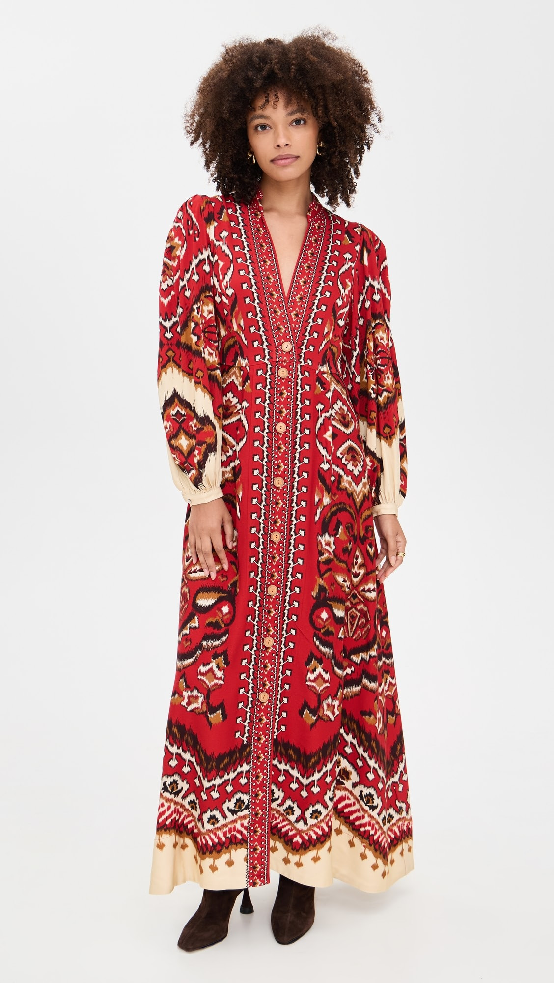 Ainika Pineapple Ikat Maxi Dress | Shopbop