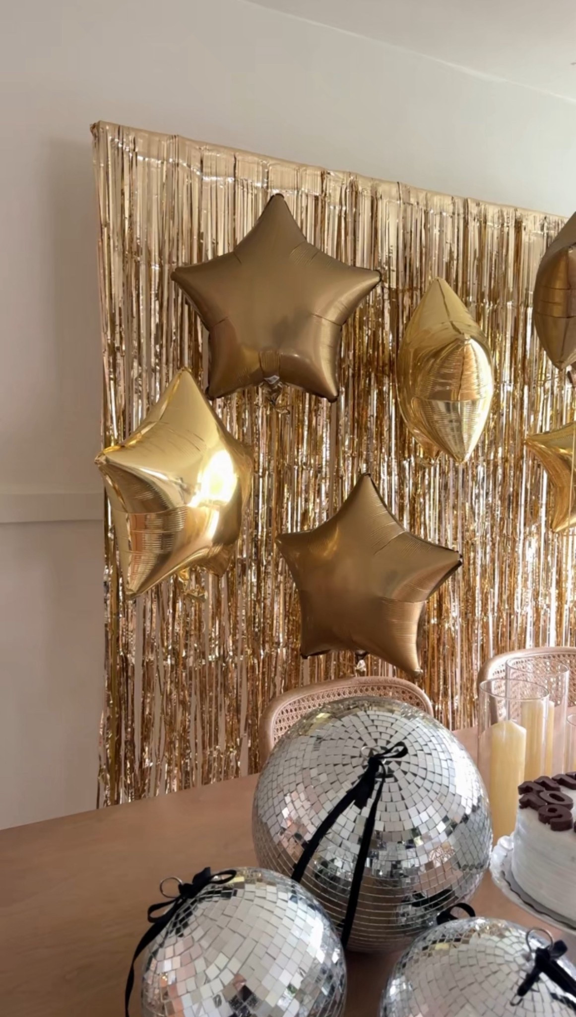 a NYE party backdrop