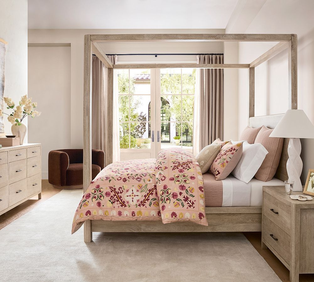 Molly Suzani Embroidered Duvet Cover | Pottery Barn (US)