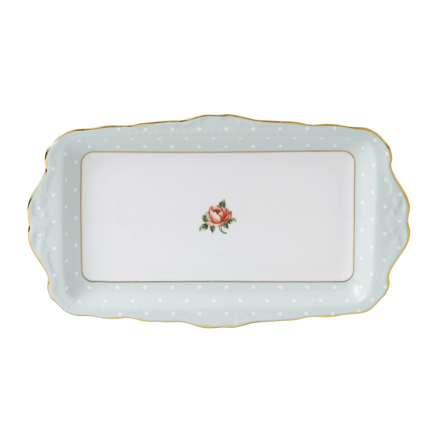 Royal Albert Polka Rose Vintage Sandwich Tray | Royal Albert | Wedgwood