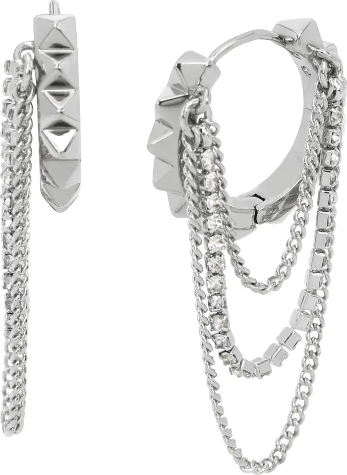 AllSaints Multichain Huggie Hoop Earrings | Nordstrom | Nordstrom