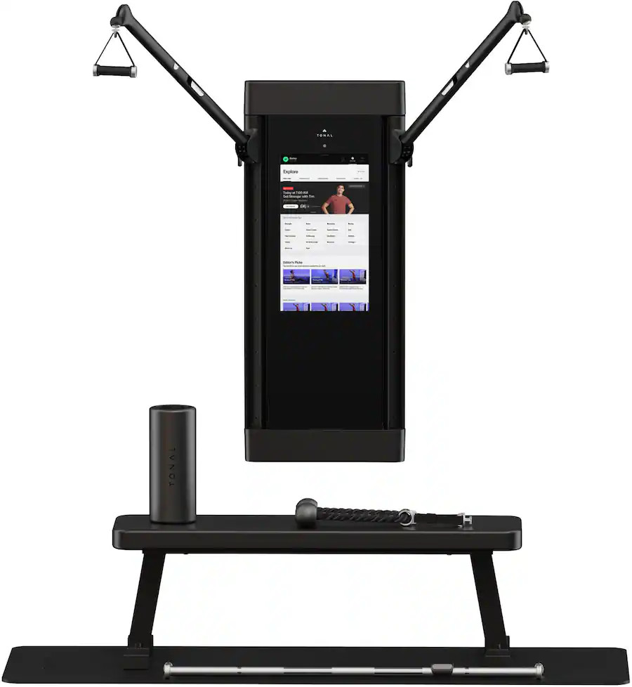 Tonal - 2 Intelligent Home Gym including Accessories Bundle, Delivery and Install - Black | Best Buy U.S.