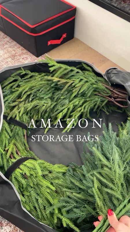 Amazon Christmas Decor Storage
Holiday wreath and garland storage bags, wreath bag with handles, Christmas garland storage bag

#LTKfindsunder50 #LTKhome #LTKHoliday
