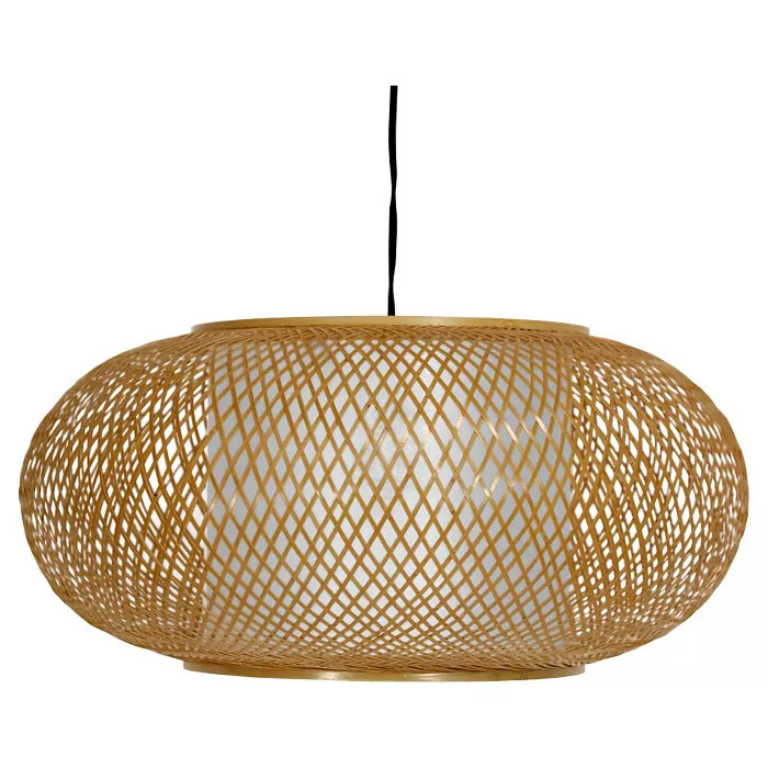 Honey Kata Japanese Ceiling Lantern - Neutral | Target