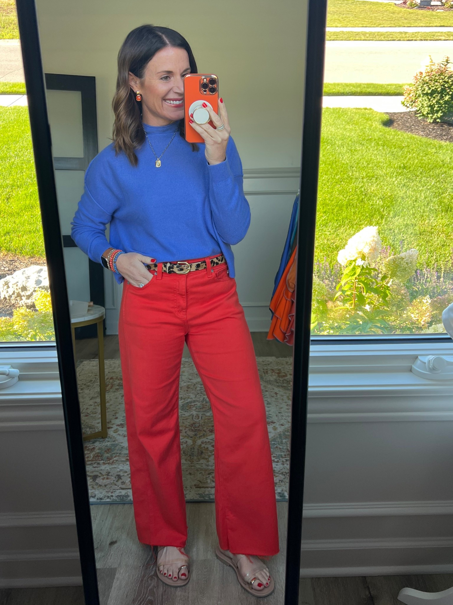 Warm Red Wide Legs 

#LTKPetite #LTKFindsUnder100 #LTKStyleTip