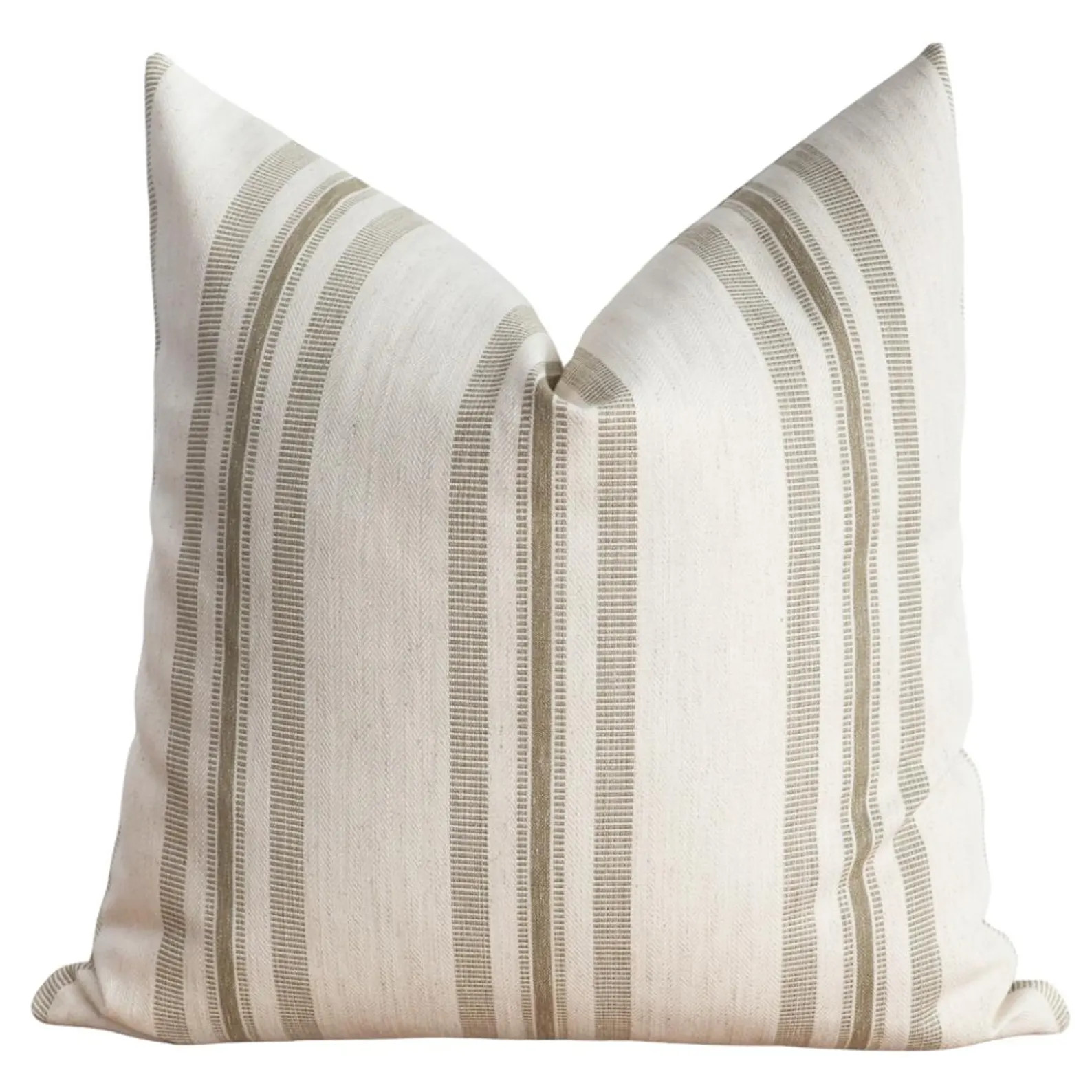 Perennial Stripe | Olive Pillow Cover, Striped Pillows, Decorative Pillows, Designer Pillows, Thr... | Etsy (Global)