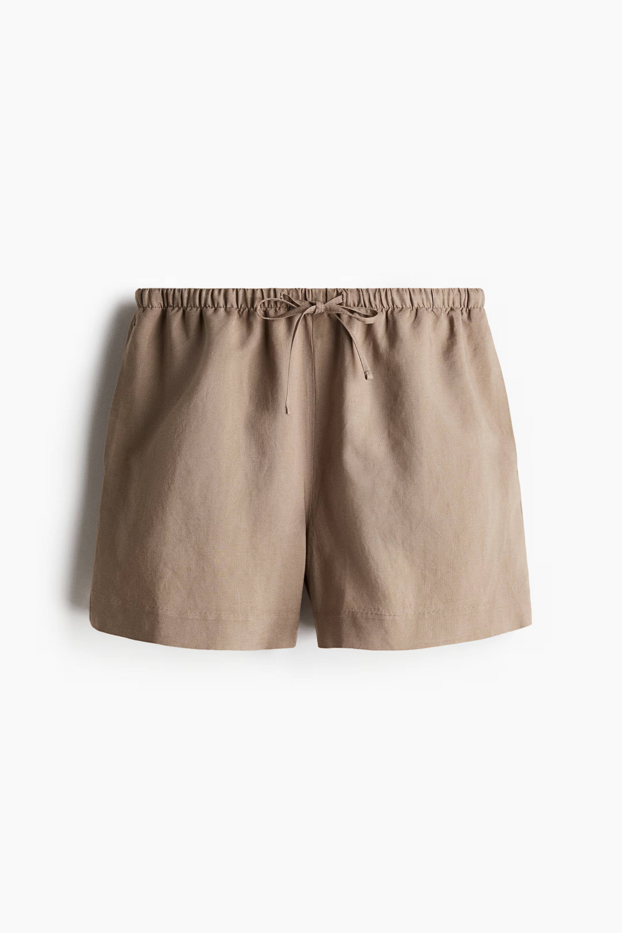 Linen-Blend Drawstring Shorts | H&M (US + CA)