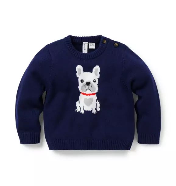Baby French Bulldog Sweater | Janie and Jack